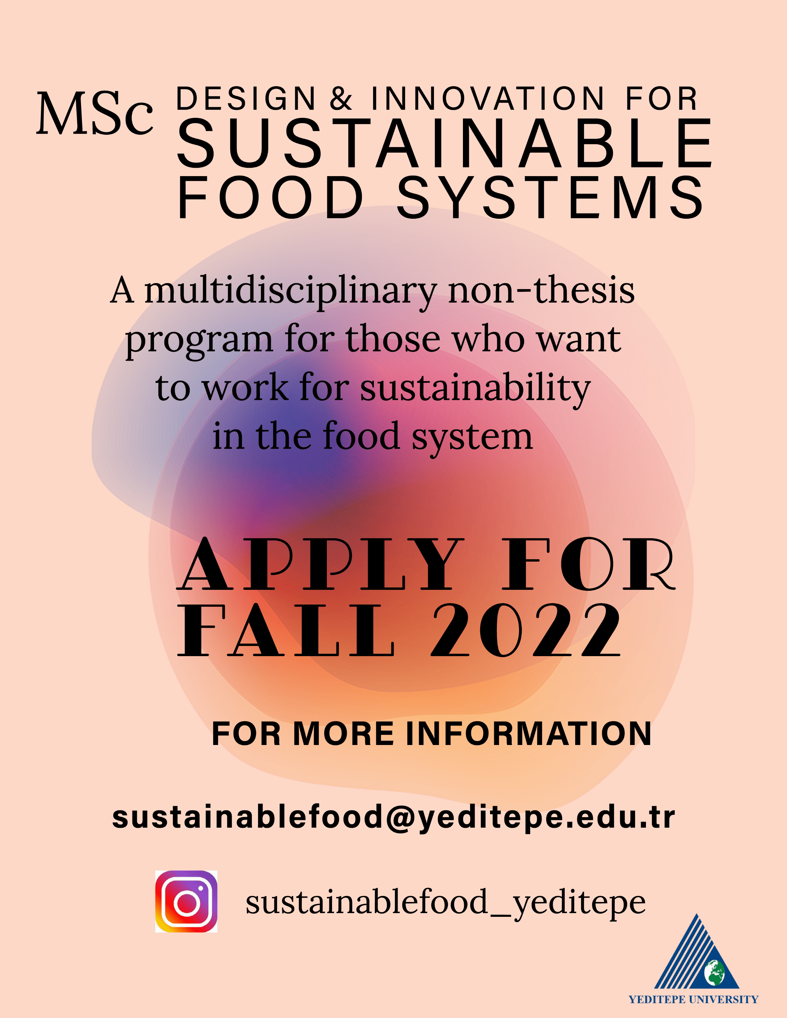 MSc Design & Innovation For Sustaınable Food Systems Apply For Fall 2022